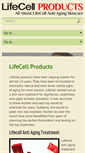 Mobile Screenshot of lifecellproducts.com